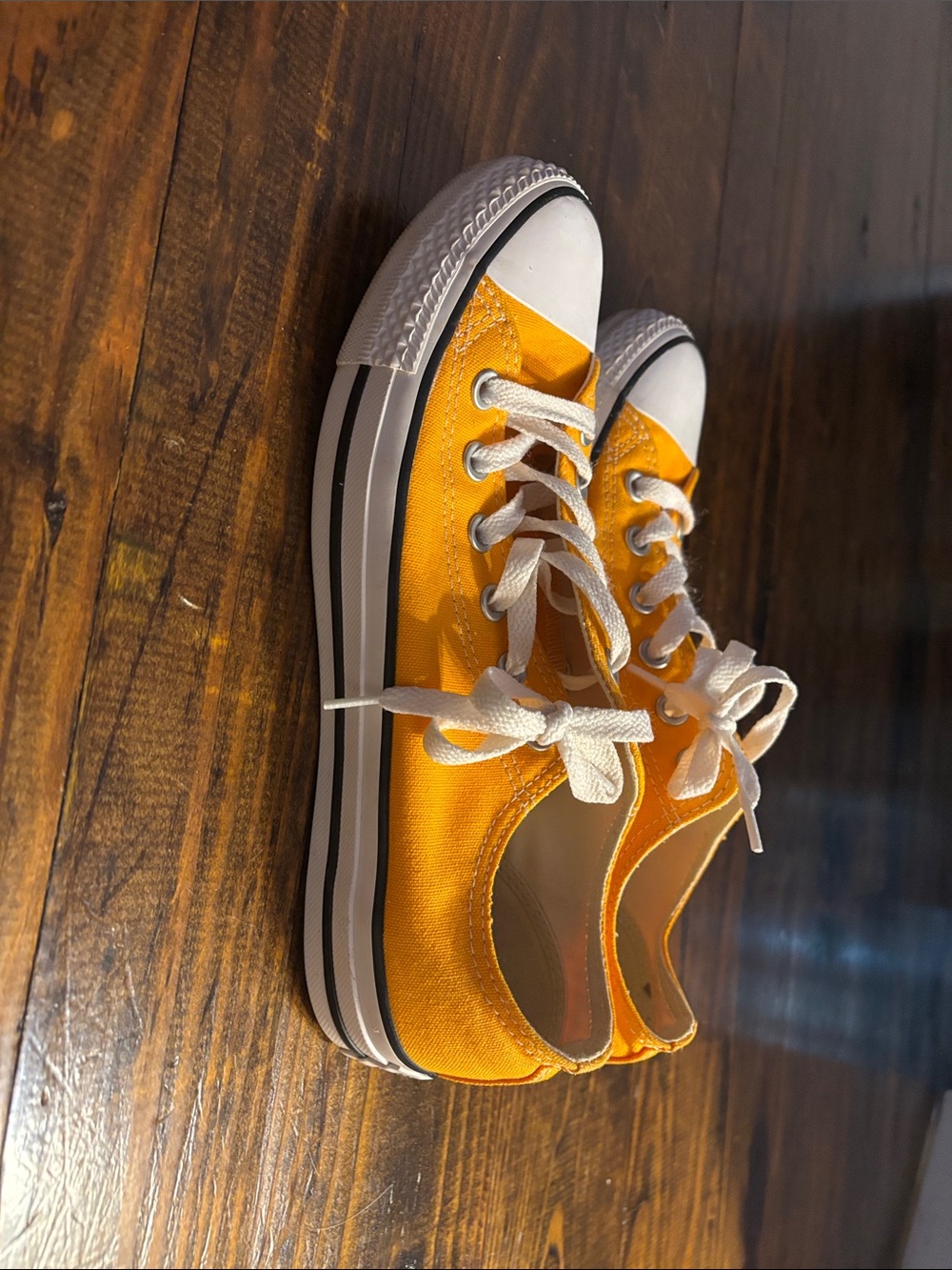 Converse Low Top Sneakers - Yellow and White - Picture 4 of 4